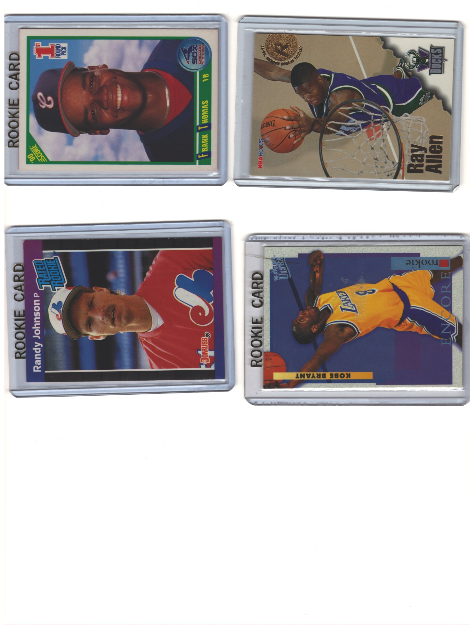 Kobe, Ray & baseball greats — original photograph, 1 of 2